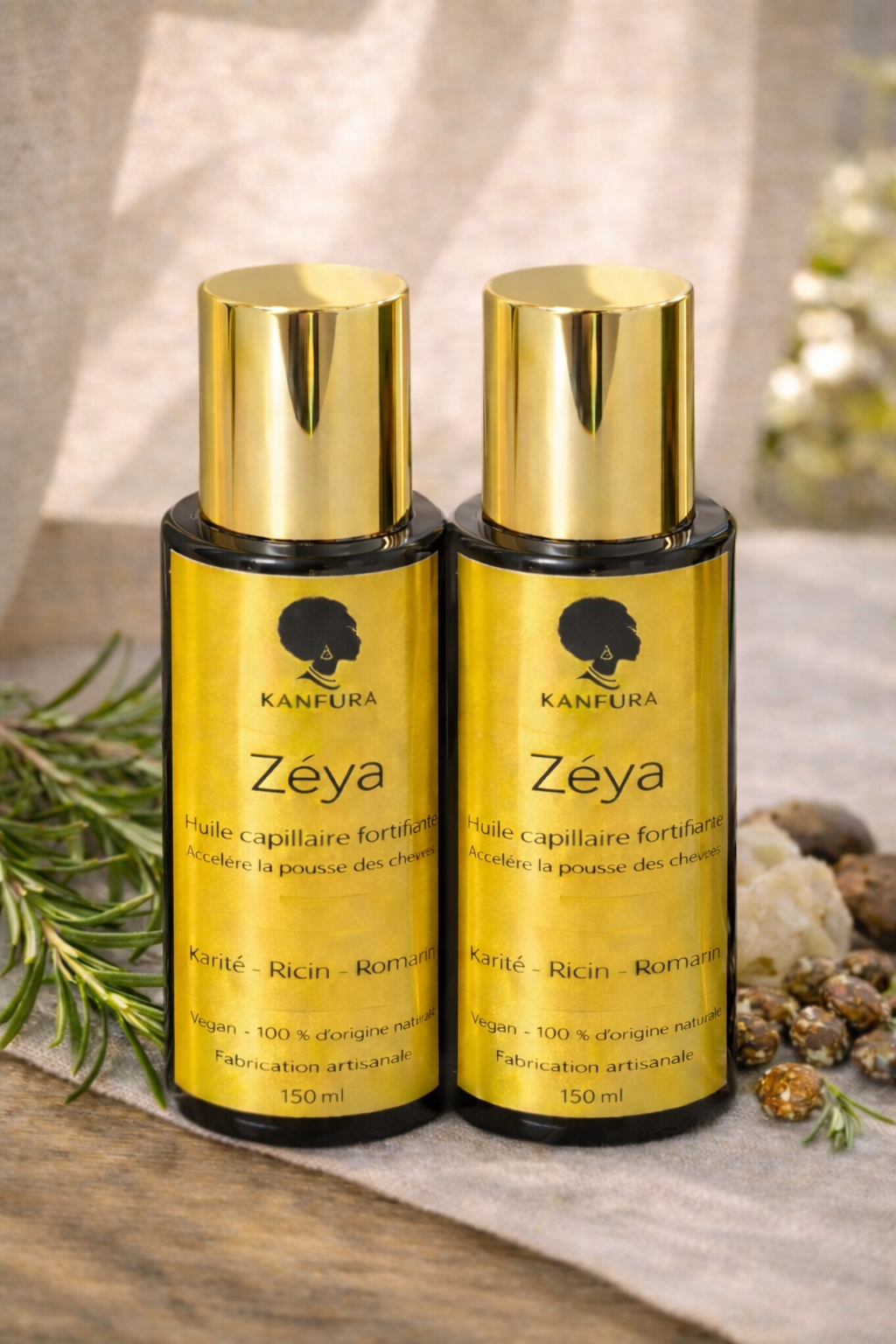 Huile capillaire Zéya - Duo