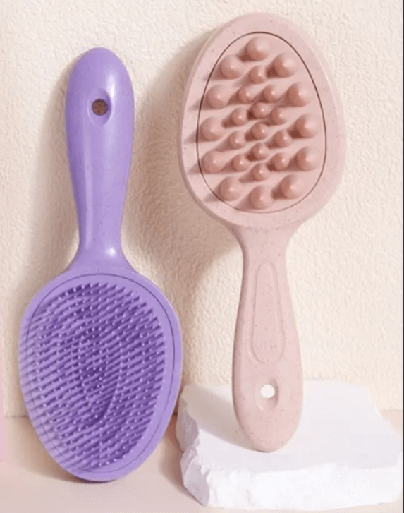 Brosse massante cuir chevelu
