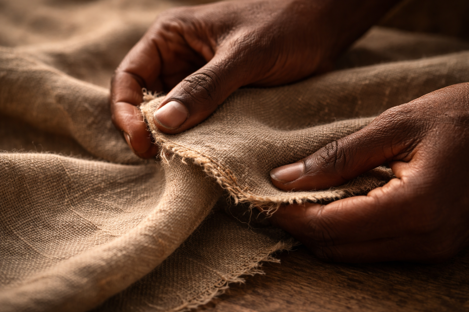 Texture de tissu naturel — Kanfura