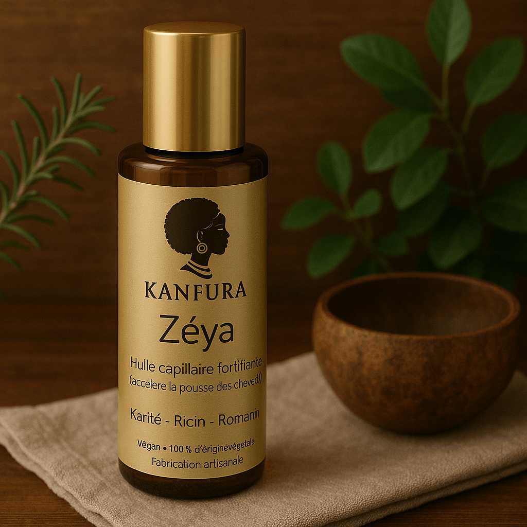 Flacon d’huile capillaire Zéya